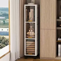 Drawer Storage Cabinet with Wheels, Plastic Toy Organizer, Bedside Table