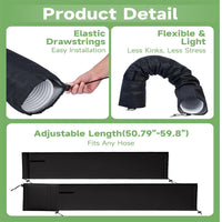 Portable Air Conditioner Hose Insulation Sleeve - Waterproof & Insulated AC Duct Cover