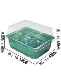 Large Thickened 24-Cell Seedling Tray with Lid for Succulents and Plant Propagation