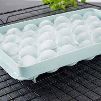 Spherical Ice Cube Mold with Lid, 33-Grid Ice Ball Maker for Freezer, Creative Silicone Ice Tray