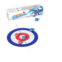 Kids' Tabletop Curling & Ice Hockey Game Set for Family Fun