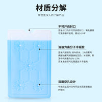 Reusable Ice Pack Box for Food Preservation and Cooling, Commercial Grade Ice Board for Outdoor Camping and Refrigeration
