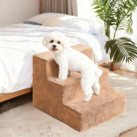 Pet Stairs Dog Ramp Washable Sponge Pet Ladder for Small to Large Dogs and Cats Multi-Layer Pet Steps for Beds and Sofas
