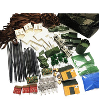 Sand Table Model Terrain and Object Tool Set with Grass Powder and Road Strips