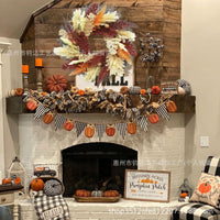 Autumn Harvest Festival Wreath Front Door Wall Hanging Decor