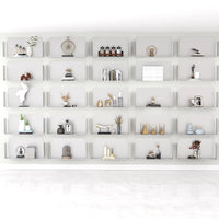 Wall-Mounted Iron Art Storage Shelf for Living Room, Bedroom, Balcony