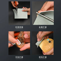 Ultra-Thin Polishing Sandpaper Sponge for Jewelry, Metal, Plastic, and Wood Finishing