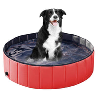 Foldable Pet Swimming Pool and Bath Tub for Dogs and Cats