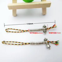 DIY Handmade Buddhist Prayer Bead Counter Vajra Bell Accessories for Bodhi Beads