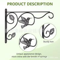 Rustproof Wall-Mounted Plant Hanger Hooks for Bird Feeders, Wind Chimes, and Lanterns