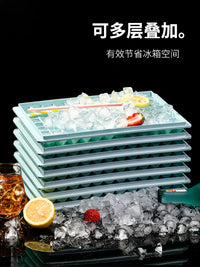 96-Grid Ice Cube Tray with Lid for Commercial and Home Use, Perfect for Milk Tea Shops and Creative Ice Making