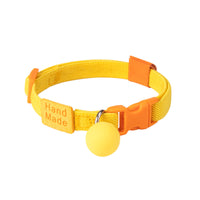 Adjustable Elastic Pet Collar with Bell for Cats and Small Dogs