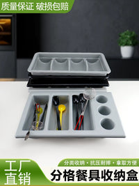8-Compartment Cutlery Drainer Basket for Dishwasher and Kitchen Organization
