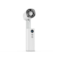 Portable Handheld Turbo Fan with LED Light, High-Speed Cooling for Outdoor Camping