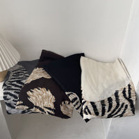Cheetah Gaze Faux Fur Scarf Shawl for Women, Autumn/Winter Warm Air-Conditioned Room Wrap