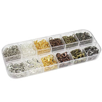 DIY Jewelry Making Kit with Open Jump Rings, Closed Jump Rings, and Lobster Clasps
