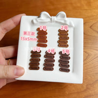 Mini BJD Doll Clothes PU Leather Labels for Handmade Crafts