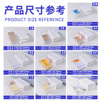 Stackable Plastic Storage Bins with Drawers for Electronic Components, Screws, and Hardware
