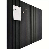 12-Pack Felt Acoustic Panels for Soundproofing and Wall Decor, Vertical Stripe Design