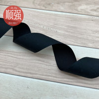 Cotton Twill Webbing Tape for Sewing and Crafting, 0.3cm-8cm Width, Black, White, Bleached
