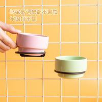 Ceramic Bird Feeder Bowl for Parrots, Anti-Bite, Spill-Proof, Hanging Design