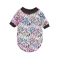 Leopard Print Gradient Pet Sweatshirt for French Bulldogs