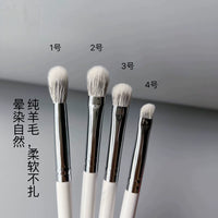 Wool Eyeshadow Brush Set for Nose Shadow, Blending, and All-Over Color
