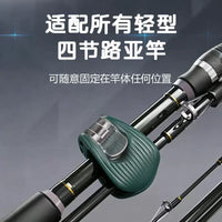 Lure Rod Clip Line Organizer Fishing Rod Holder with Two-Gear Adjustment and Storage Clip