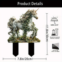 Acrylic Garden Stakes Outdoor Yard Decorations