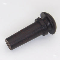 Violin Jujube Wood and Ebony Parts Set - Pegs, Tailpiece, Chin Rest, Endpin, Tailgut