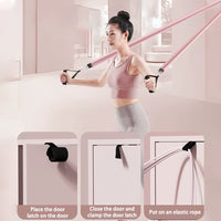 Resistance Bands Set for Home Fitness and Yoga, Exercise Bands for Strength Training and Pilates
