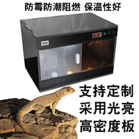 Reptile Terrarium PVC Breeding Box for Lizards, Tortoises, Snakes, and Geckos with Temperature Control
