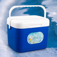 Portable 15L Insulated Cooler Box for Car, Outdoor Picnic, Camping, and Food Preservation