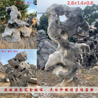Taihu Lake Natural Stone Outdoor Chinese Garden Landscape Rock Indoor Home Entrance Ornament Desktop Viewing Stone