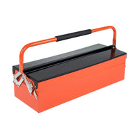 North Bridge Tools Two/Three-Layer Thickened Portable Metal Toolbox for Home Repair and Storage