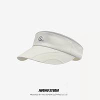 Summer Quick-Dry Sun Visor for Women, Lightweight Breathable Topless Hat for Outdoor Sports Running