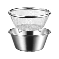 Mini Stainless Steel Colander Strainer Basket for Kitchen Rice Vegetable Washing