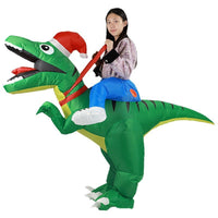 Inflatable Dinosaur Rider Costume for Halloween & Festivals