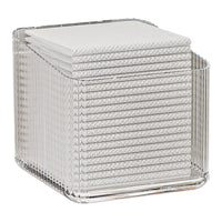 Wall-Mounted Facial Tissue Dispenser for Bathroom Vanity, Disposable Cotton Soft Towel Storage Box