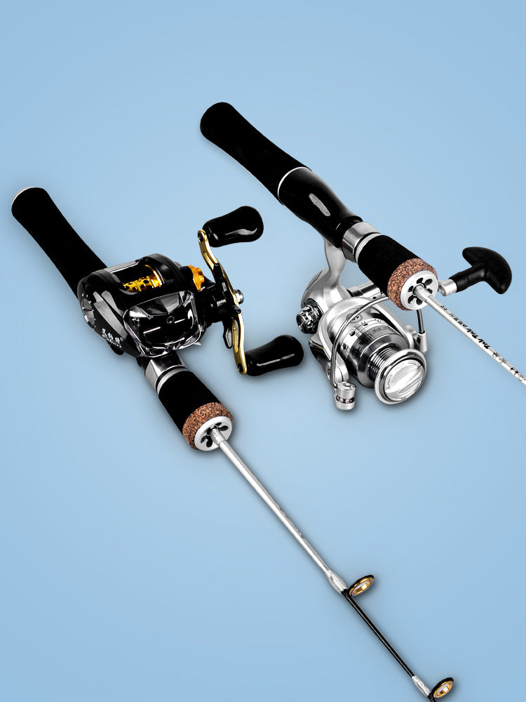 Portable Ice Fishing Rod and Reel Combo Set