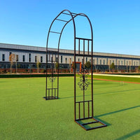 European Style Iron Archway Trellis for Climbing Plants Outdoor Garden Decor