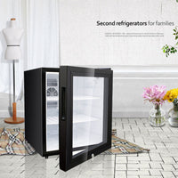 Mini 42L Compact Refrigerator for Home, Hotel, Dorm, and Office