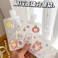 Travel Refillable Pouches for Toiletries, Lotion, Shampoo, and Face Wash - Portable Disposable Liquid Dispenser Bags