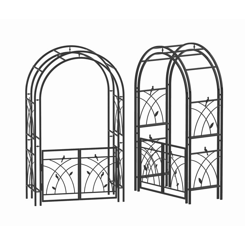 European Style Wrought Iron Archway Garden Arbor for Climbing Plants