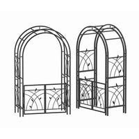 European Style Wrought Iron Archway Garden Arbor for Climbing Plants