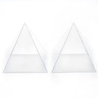 Acrylic Pyramid Display Case for Resin Crafts
