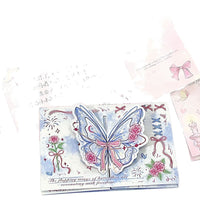 Camellia Greeting Card for Birthdays, Confessions, and Blessings - DIY Creative Postcard