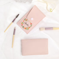 Personalized Waterproof Portable Makeup Brush Bag Travel Cosmetic Pouch