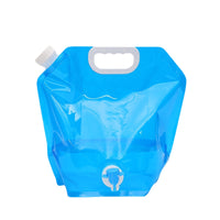 Outdoor Collapsible Water Container with Spigot, Portable 5L/10L Camping Water Bladder