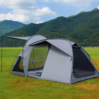 Outdoor Tunnel Tent Lightweight Multi-functional Camping Picnic Sunshade Portable Rainproof Thickened